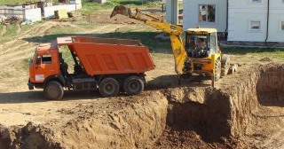Котлован для дома Соль-Илецк, цена от 316 руб./м3.